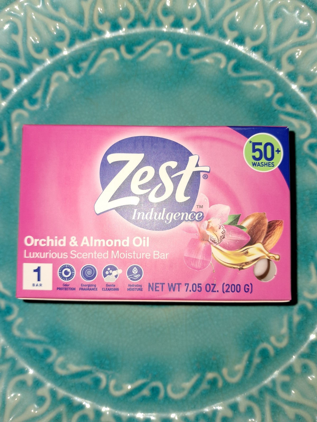 NEW! ZEST (7.05 Oz.) 200g Bar ●ORCHID & ALMOND OIL● Luxurious Moisture Bar🫧.