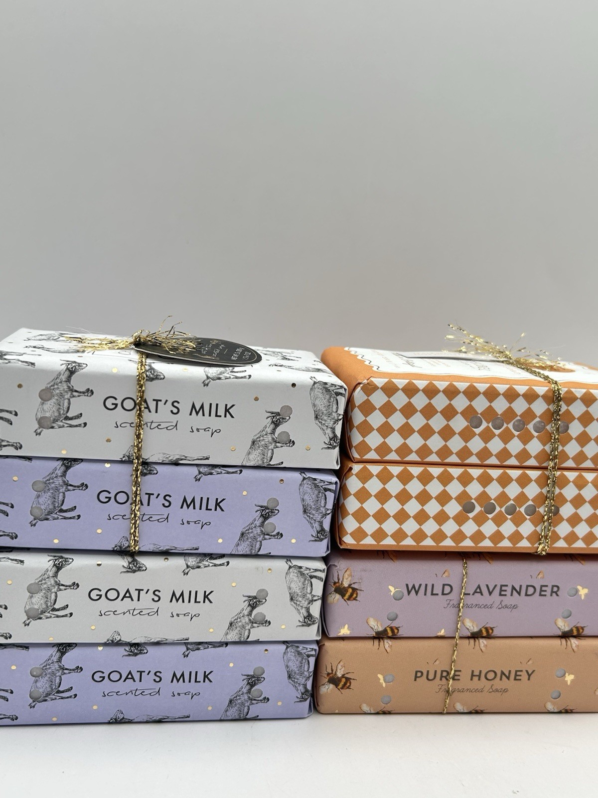 8 Pack Castelbel Bar Soap 7oz Goats Milk / Wild Lavender / Pure Honey / Scented