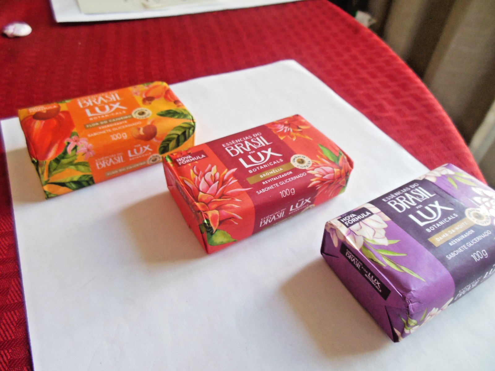 LUX BOTANICALS SABONETE * 3pc Bar Soaps / Product of Brazil * Free Shipping