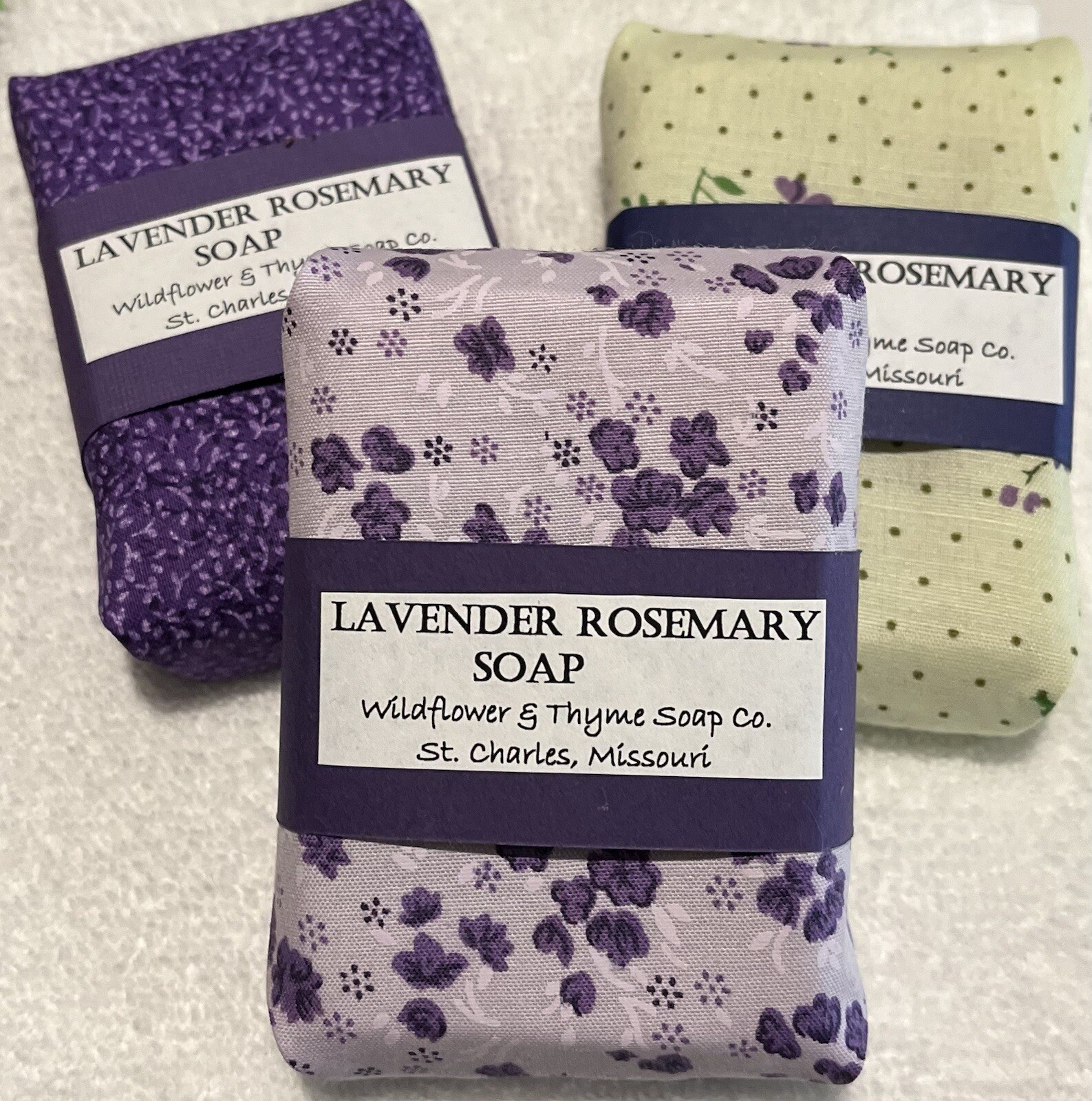 Three (3) Bars Hand-made Old Fashioned Lye Soaps FREE SHIPPING