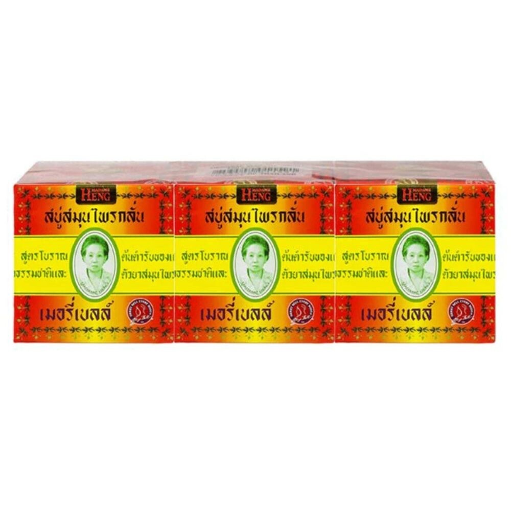 Madame Heng Original Natural Herbal Soap Reduce Acne 3x160g