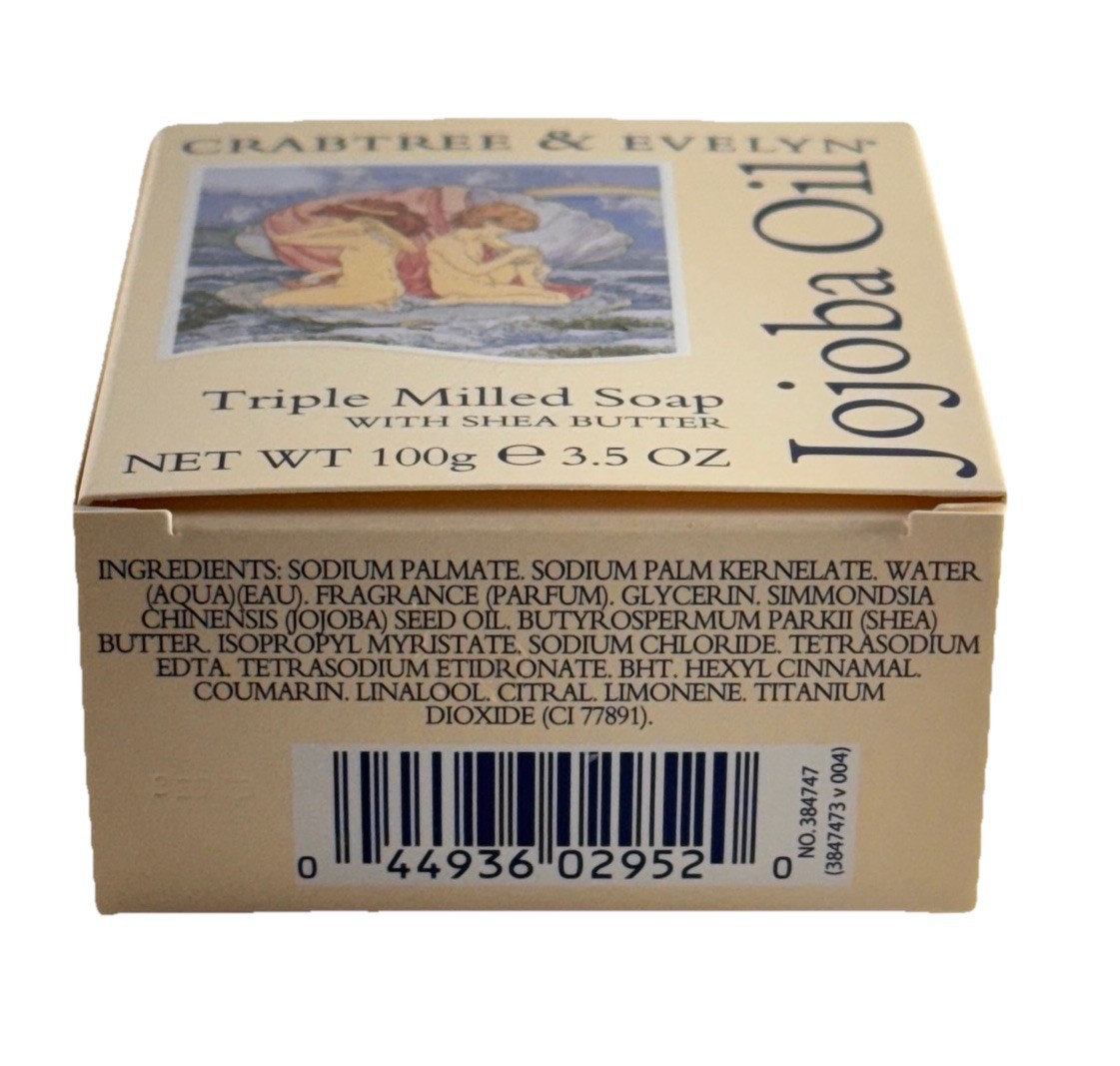 X2 Crabtree Evelyn Triple Milled Soap Jojoba Oil Shea Butter 3.5 OZ New & Rare!