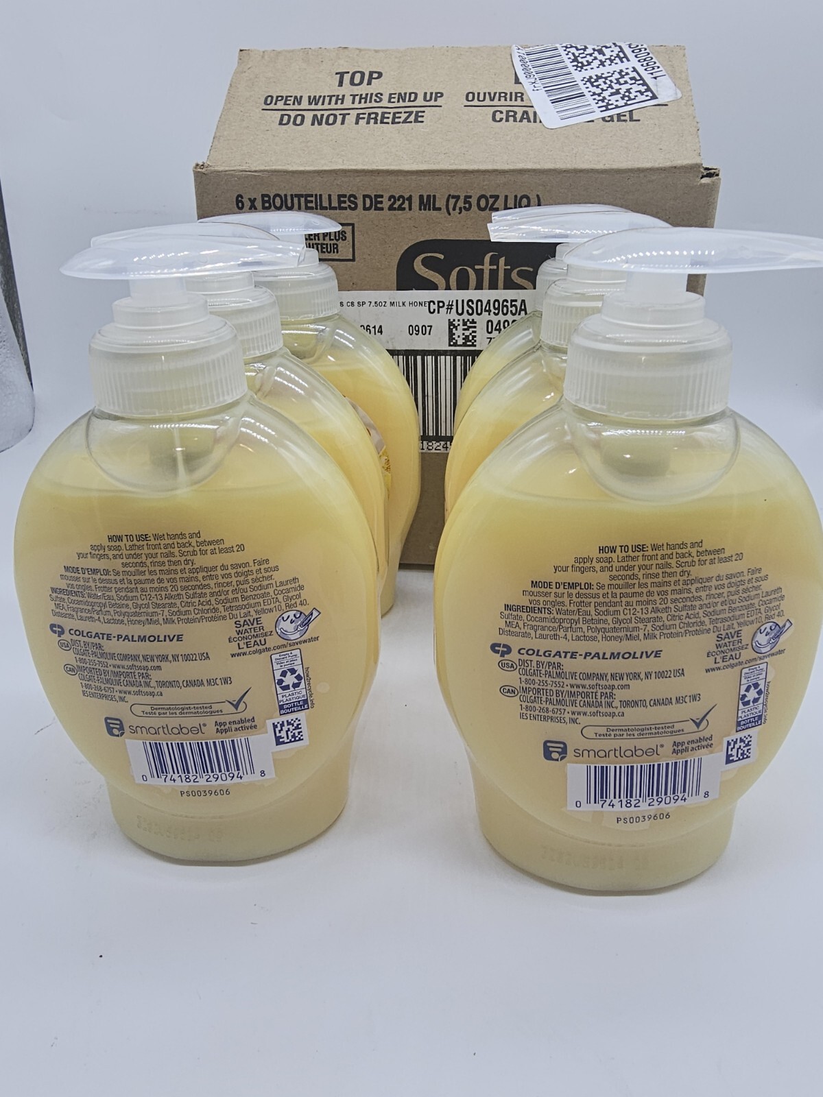 Softsoap Milk & Honey Moisturizing Hand Soap – 6 Pack 7.5 oz Bottles