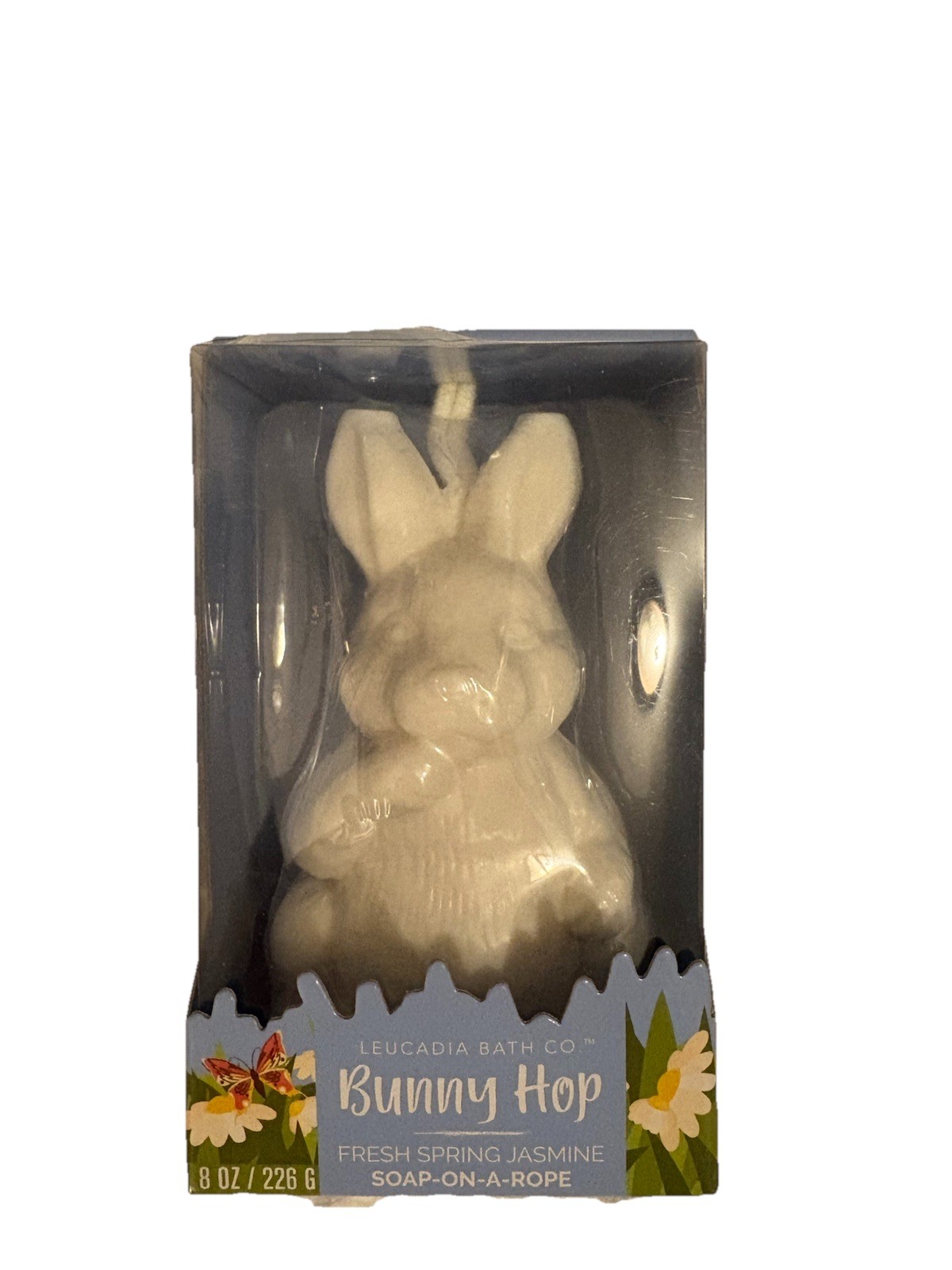 Leucadia Bath Co. Easter Bunny Soap-On-A-Rope Fresh Spring Jasmine EASTER GIFT