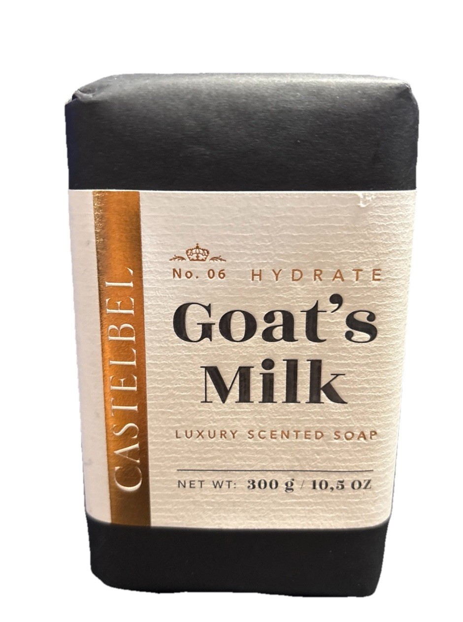 Castelbel No. 6 Hydrate Goat’s Milk Soap Luxury Scented Soap 10.5 Oz