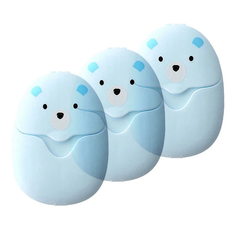 50/150Pcs Travel Soap Sheets Portable Soap Paper Bath Hand Outdoor Travel Cleani