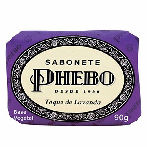 4 BARS Phebo Brazilian Lavender Soap 4 90g BARS Imported from Brazil