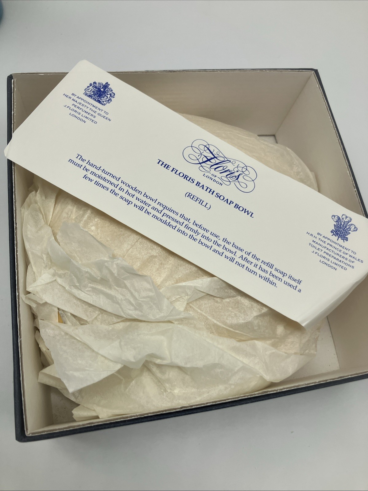 Floris Of London Luxury Bath Soap Refill For Wood Bowl Seringa Large 33 Oz Bar