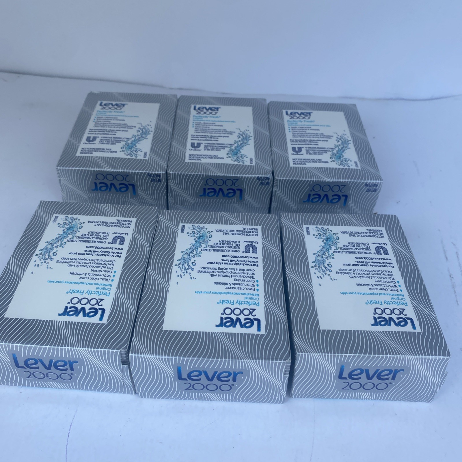 Lever 2000 Original Bar Soap 4oz – LOT OF 6 – Perfectly Fresh – Full Size Bar