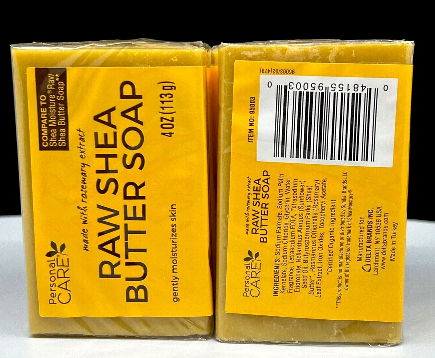 Raw Shea Butter Soap Rosemary Extract 4oz Compare to Shea Moisture Choose Qty