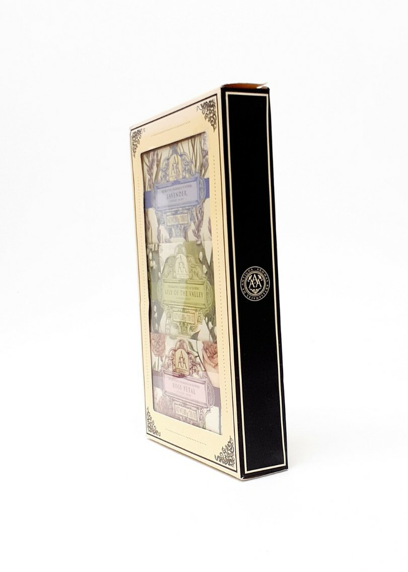 AAA Aromas Artesenales de Antigua Rose Petal Lavender Lily of the Valley Soap Se