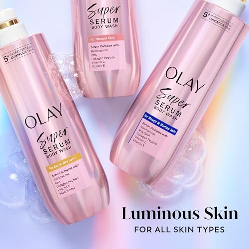 Olay Super Serum Body Wash 18.5 Fl Oz Hydrates Brightens Firms Skin Care
