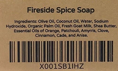 YANKEETRADERS Fireside Spice Soap – Natural, Vegan, Homemade Soap / 2, 4 oz bars