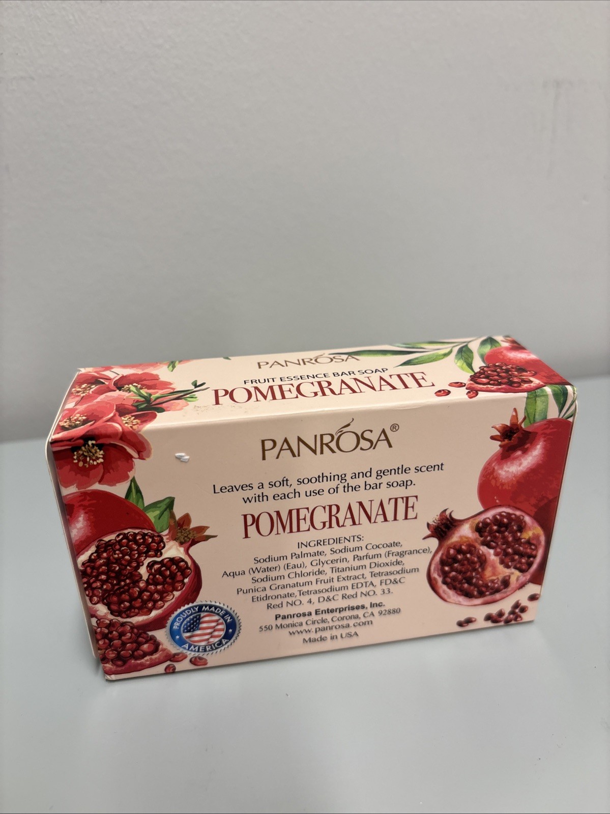 Panrosa Pomegranate Fruit Essence Bar Soap 7 oz (g)