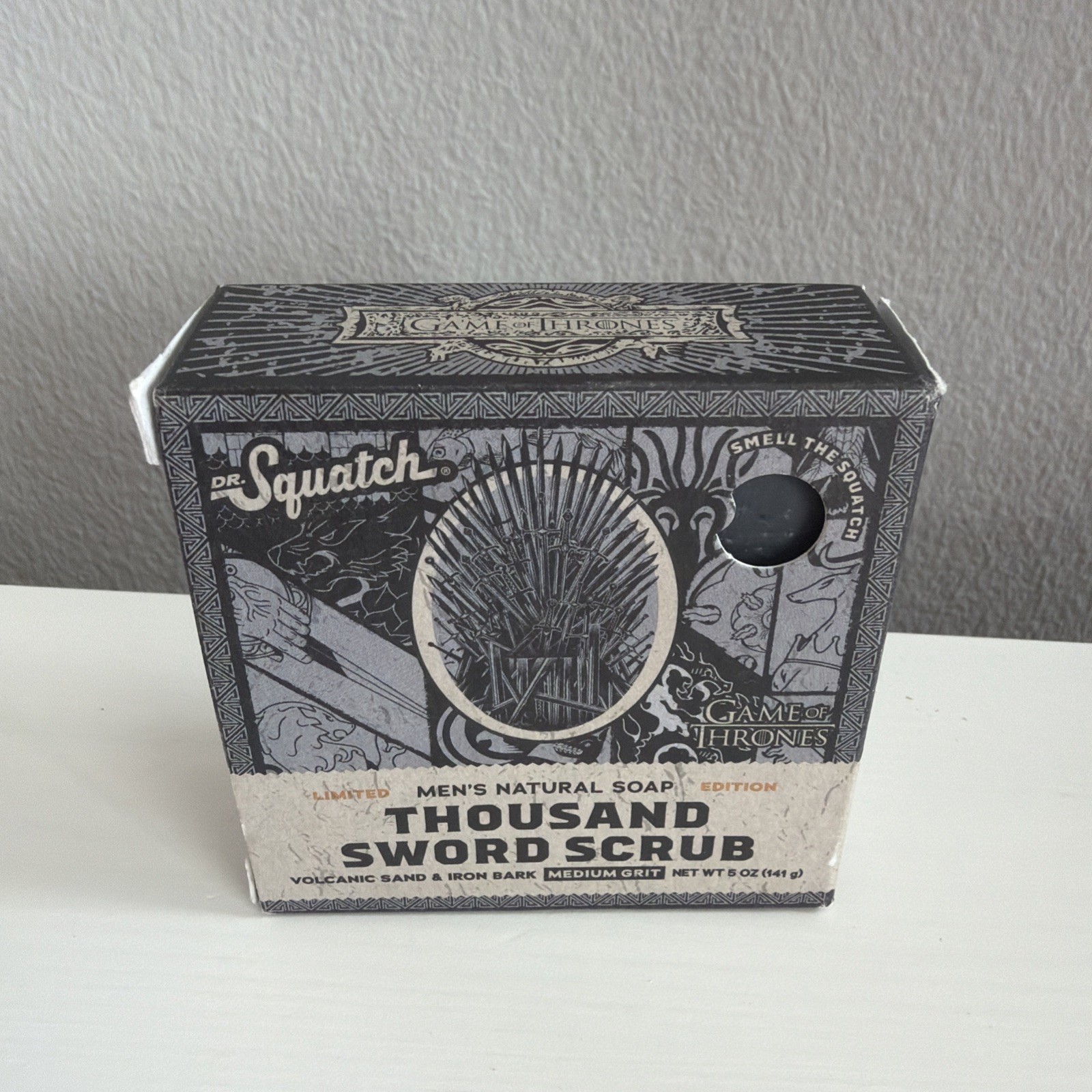 DR. SQUATCH Men’s All Natural Bar Soap – Thousand Sword Scrub – 5oz *SEE DEAL!!*