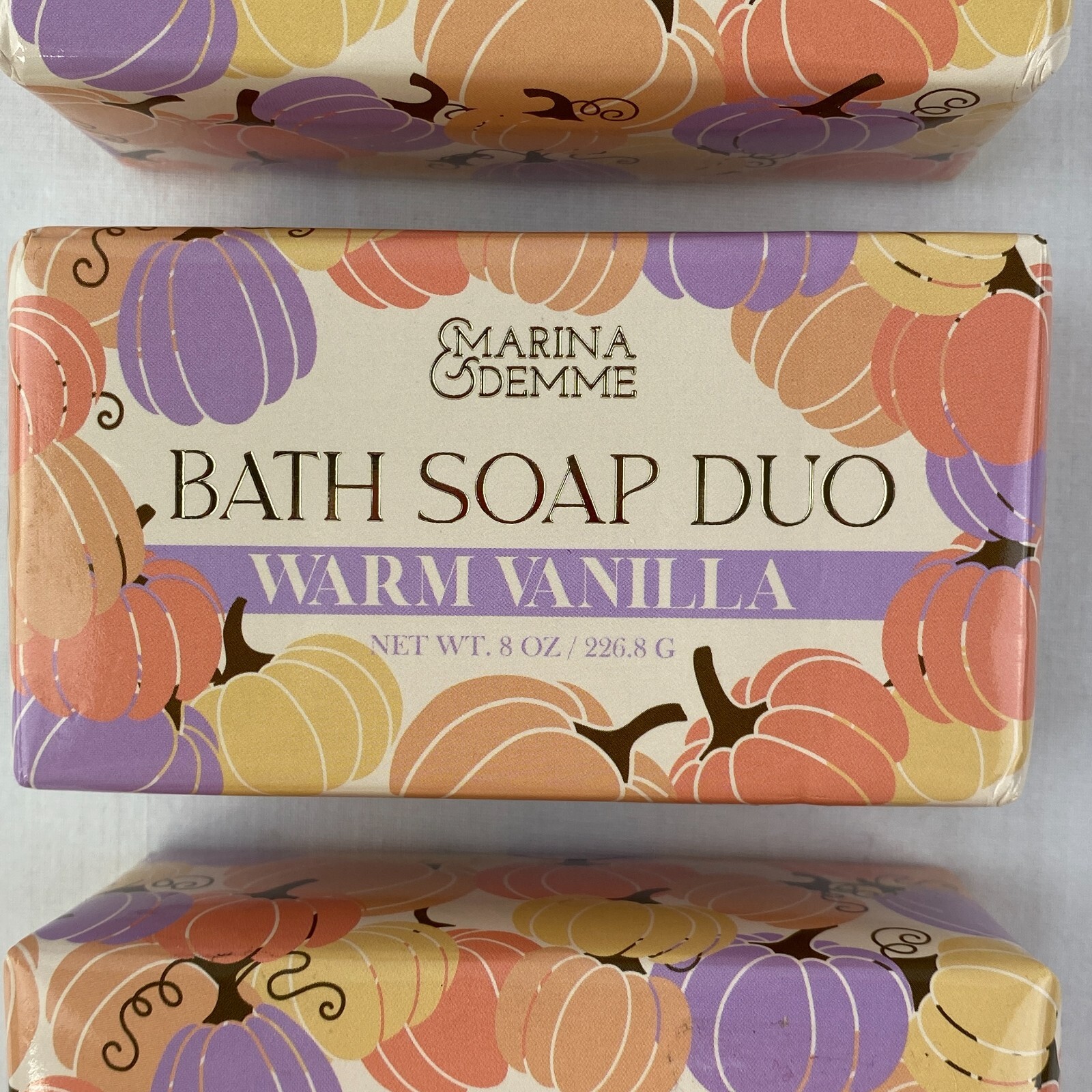 Belle Maison + Marina & Demme Bar Soap Warm Vanilla LOT of 3 EXP 04/02/25 B60