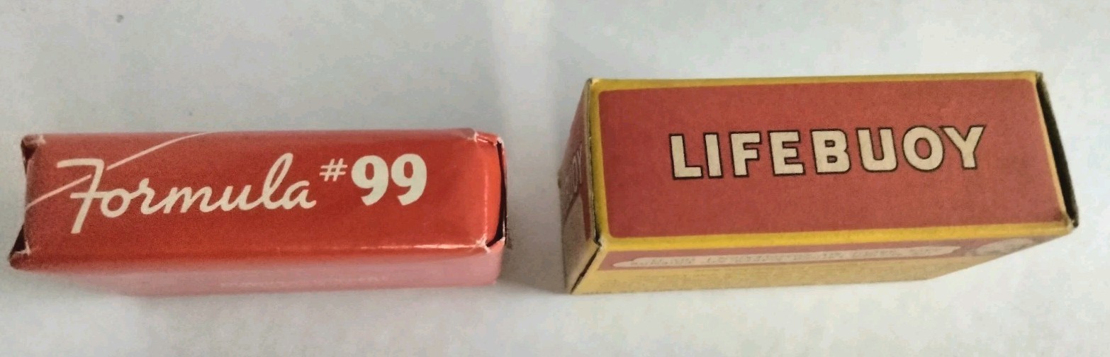 VTG New Retro (Lot Of 2) Formula 99 Soap And Lifebouy Health Soap.