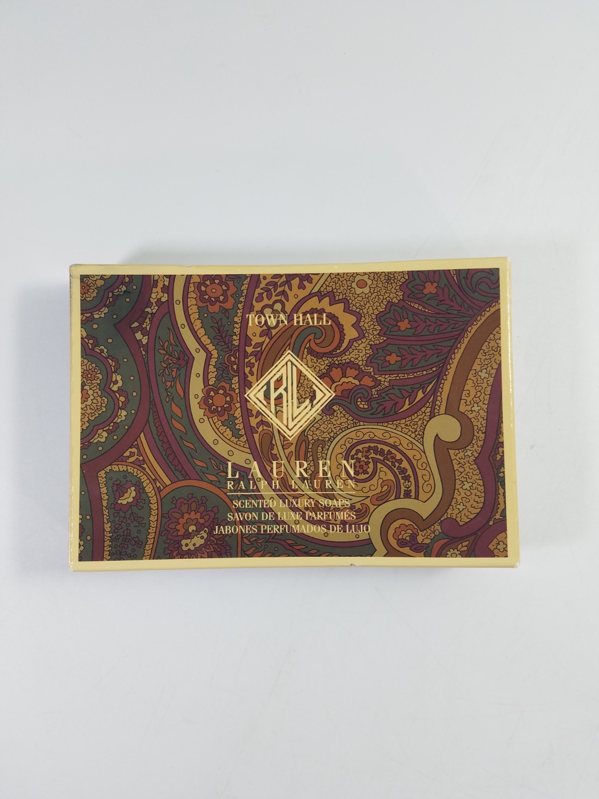 Ralph Lauren 6pc Town Hall Scented Luxury Soaps Vintage Gift Box Set New