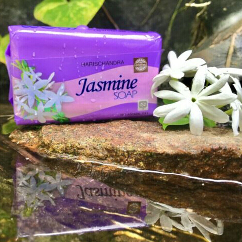 Organic Jasmine Aroma Soap Ayurvedic Herbal Bathing 70g 2.5oz Bar Uni-sex