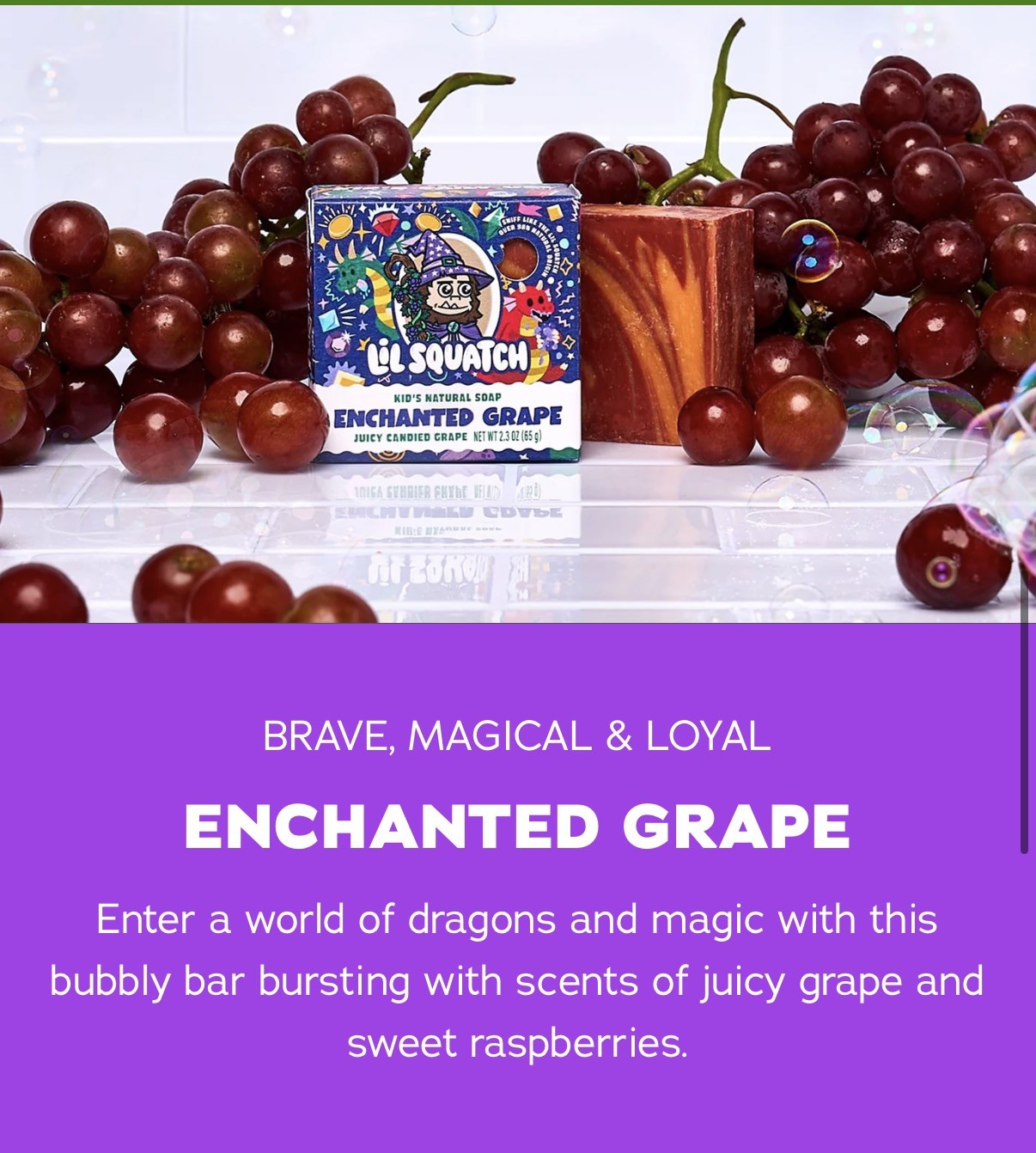 Dr Squatch Lil Squatch 3-Pack Kids SoapSea Apple, Martian Melon, Enchanted Grape