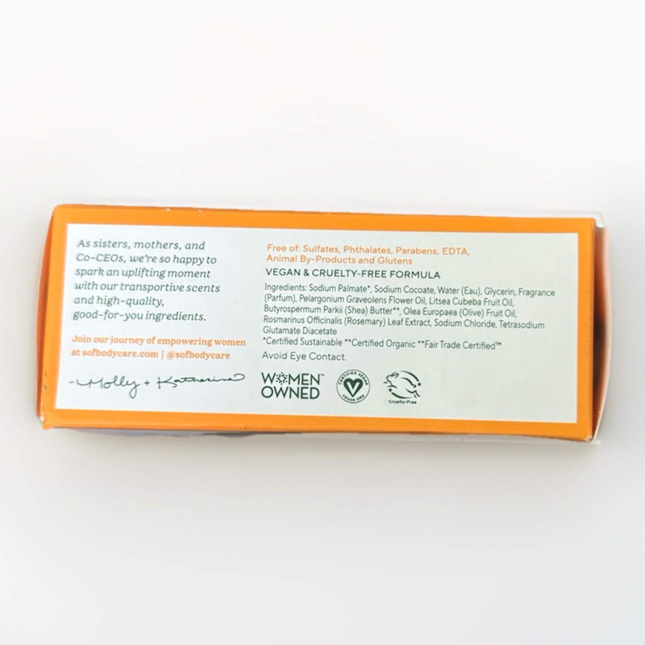 South Of France Shea Butter Triple Milled Bar Soap New 6oz