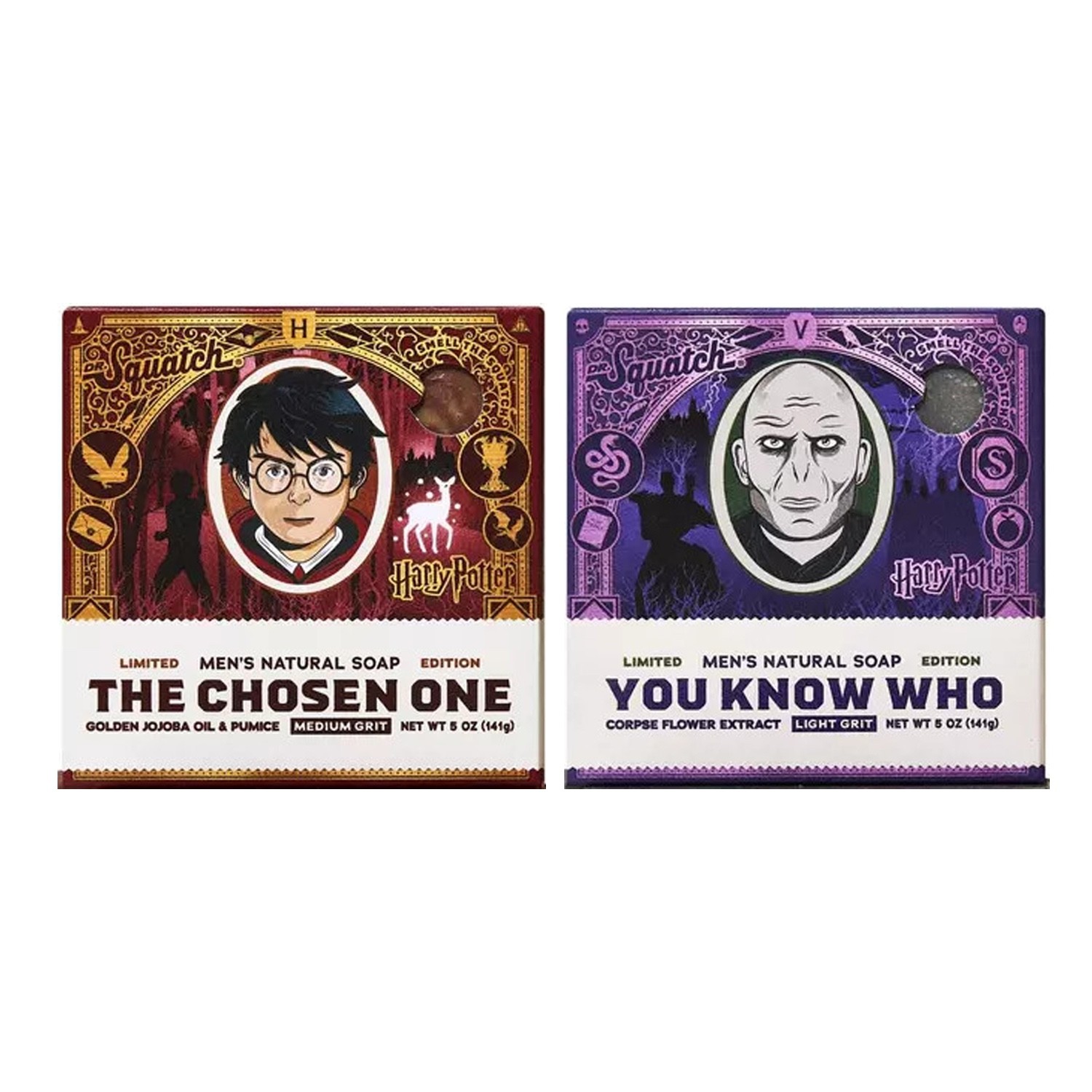 Dr Squatch The Chosen One & You Know Who Natural Bar Soap 5oz (Lot of 2)