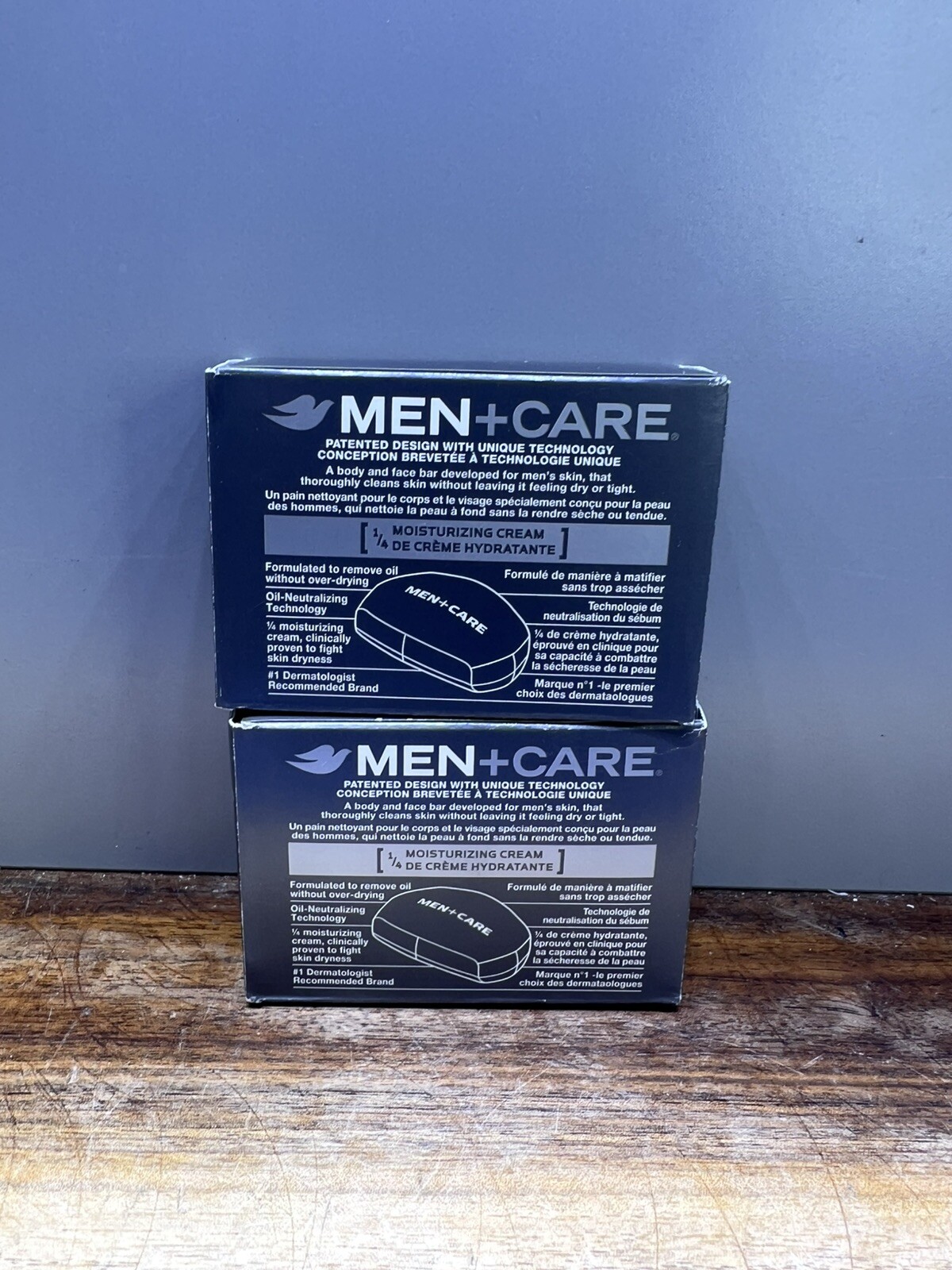 Dove Men + Care Body & Face Bar Soap Oil Control 4oz Lot of 2 Bars