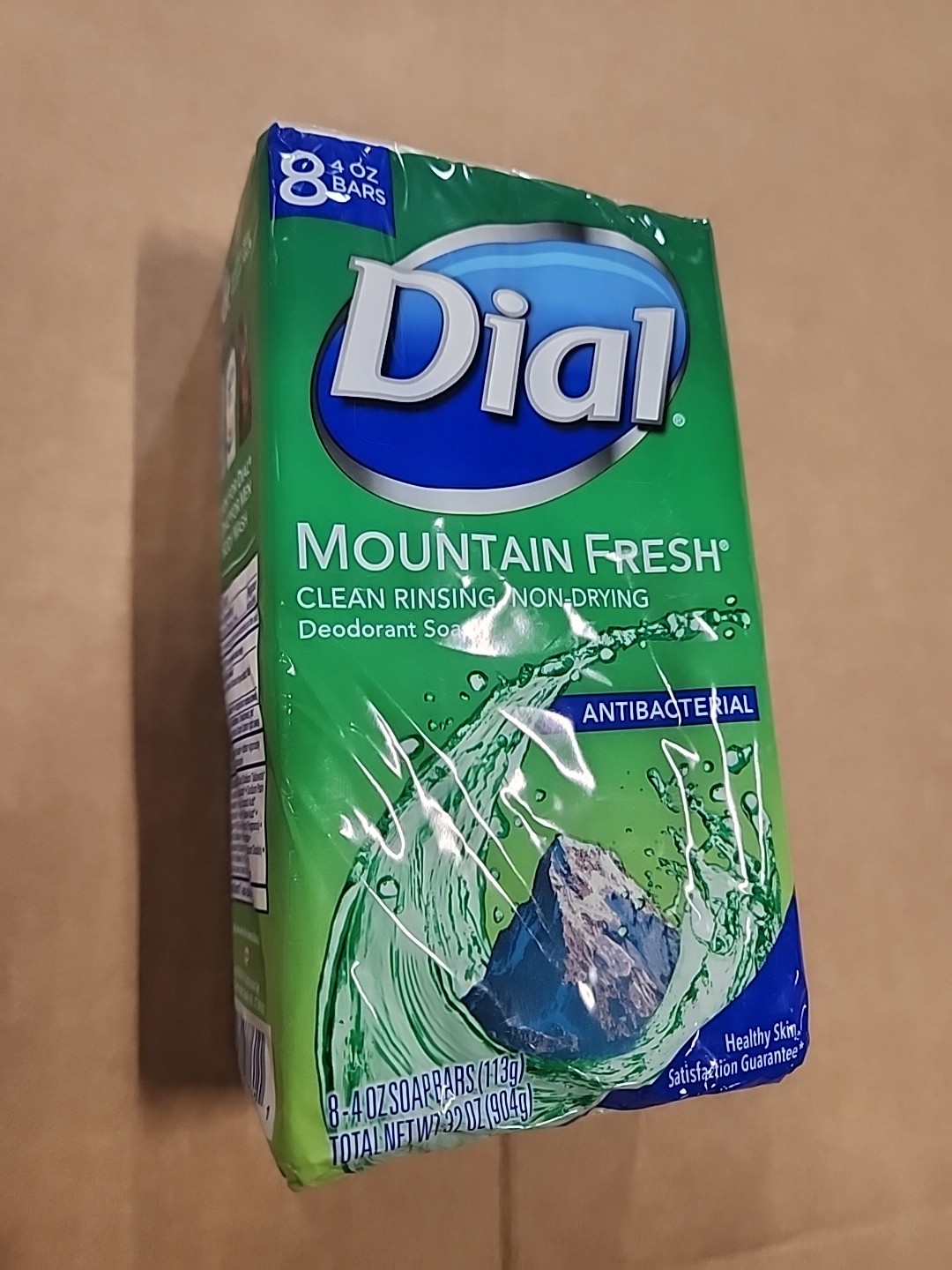 Dial Antibacterial Bar Soap Mountain Fresh Deodorant 4oz (8 Pack) DISCONTINUED