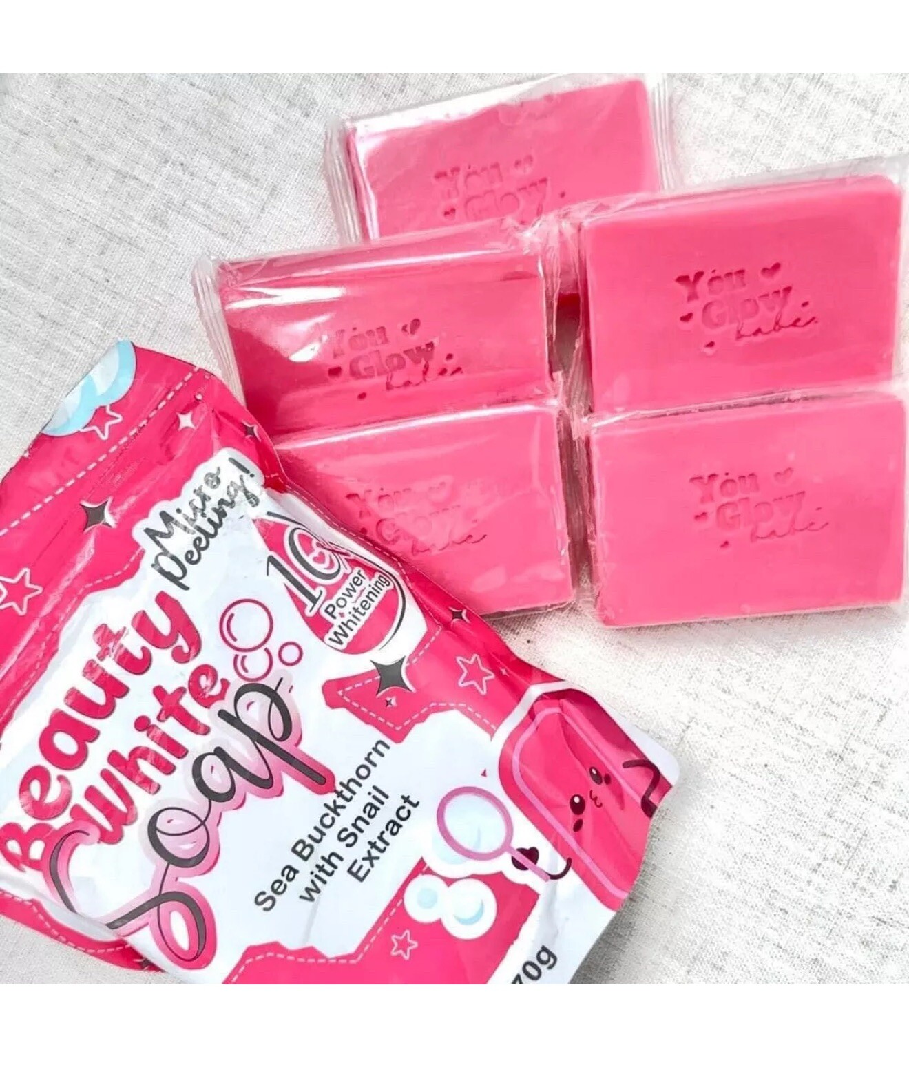 Beauty White Soap by You Glow Babe, 5 Bars x 70g