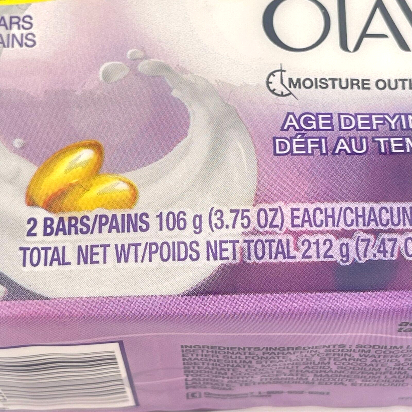 Olay Age Defying Soap Original Formula Vitmain E Beauty 2 Bars 10x Moisturizers