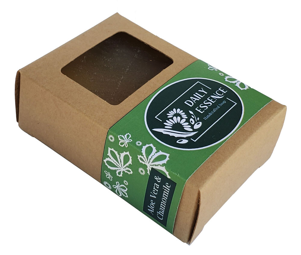 Aloe Vera & Chamomile Handcrafted Soap Daily Essence 6 Oz
