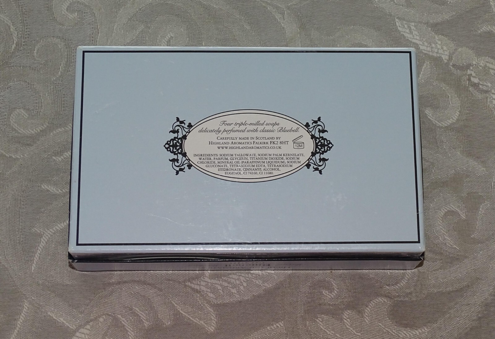 Highland Aromatics Special Bluebell Selection Triple Milled 4 Fragrant Soap Bars
