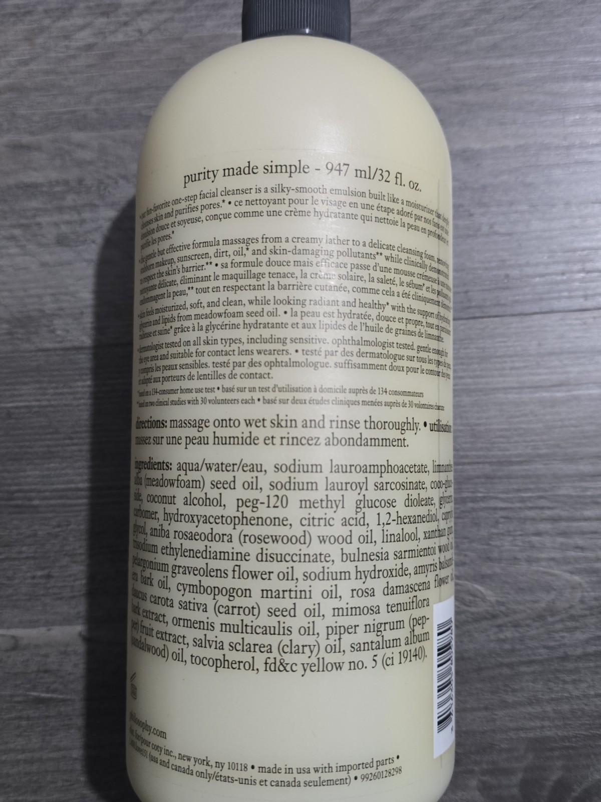 Philosophy Purity Made Simple Celebrate Edition Facial Cleanser 946 ml 32 fl oz