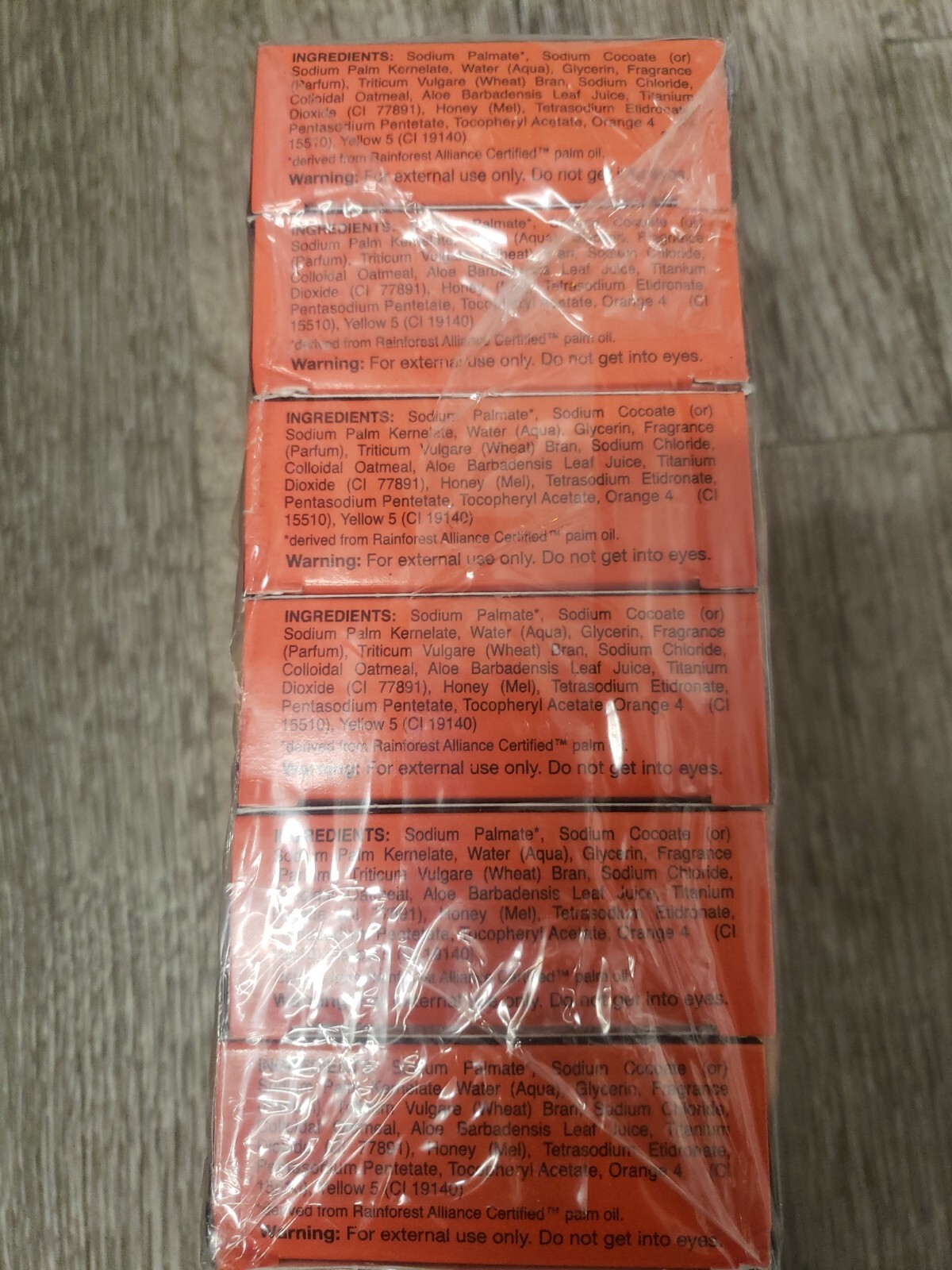 6 Pack Madina Oatmeal Citrus Bar Soap 3.5 Oz 100% Vegetable Base Palm Oil