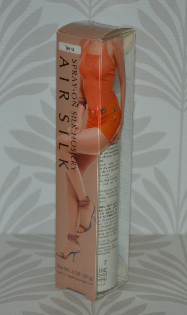 Air Silk Spray-On Silk Hosiery Leg Makeup Terra 2 oz New Rare