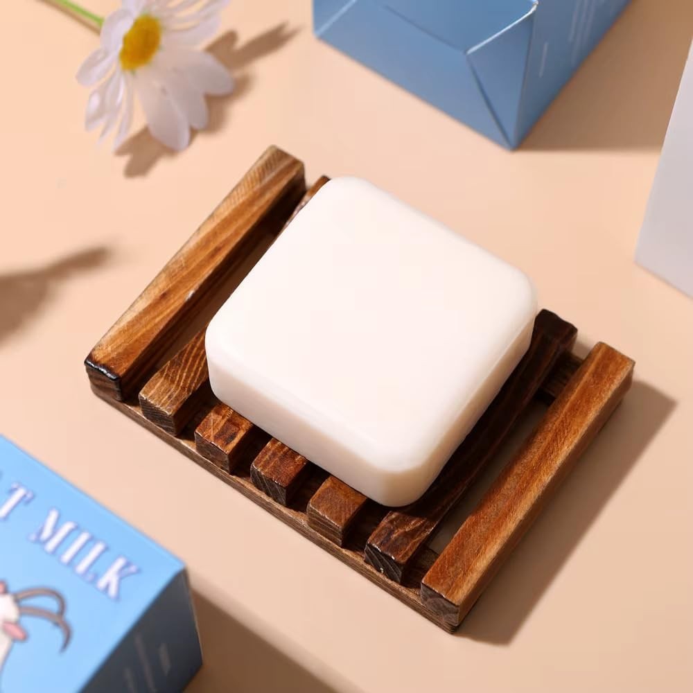Goat Milk Soap Bar Natural Moisturizing Body Face Cleanser Milky Scent 130g