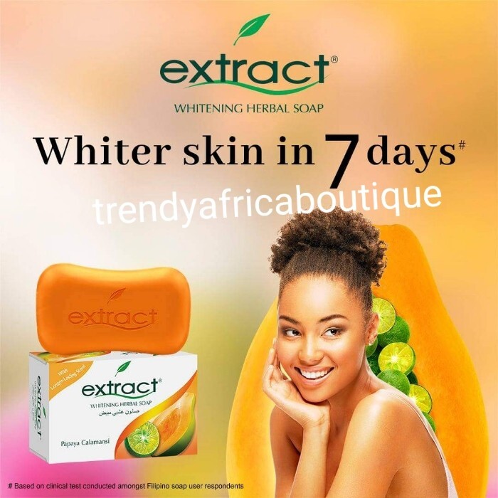 X2 Extract whitening soap with papaya. (NIGERIA) for Tougher SKIN. Lasting Scent