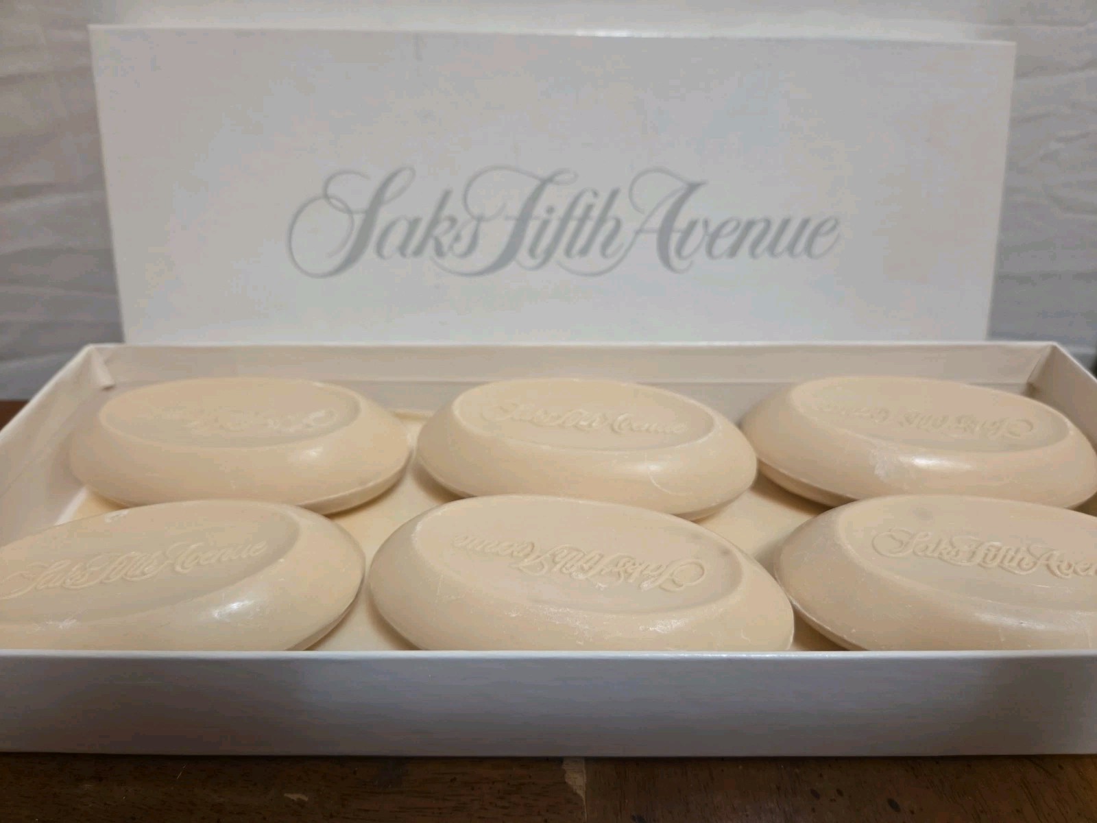 Saks Fifth Avenue Fragrance 6 Soap Bars 21 oz New Old Stock Vintage