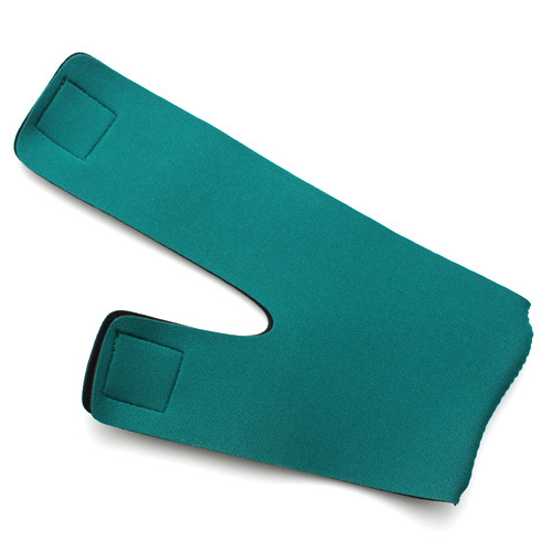 WRINKLE FREE CHEEK MASK V FACE LINE CHIN JAW SLIM LIFT UP WARM BELT DARK GREEN