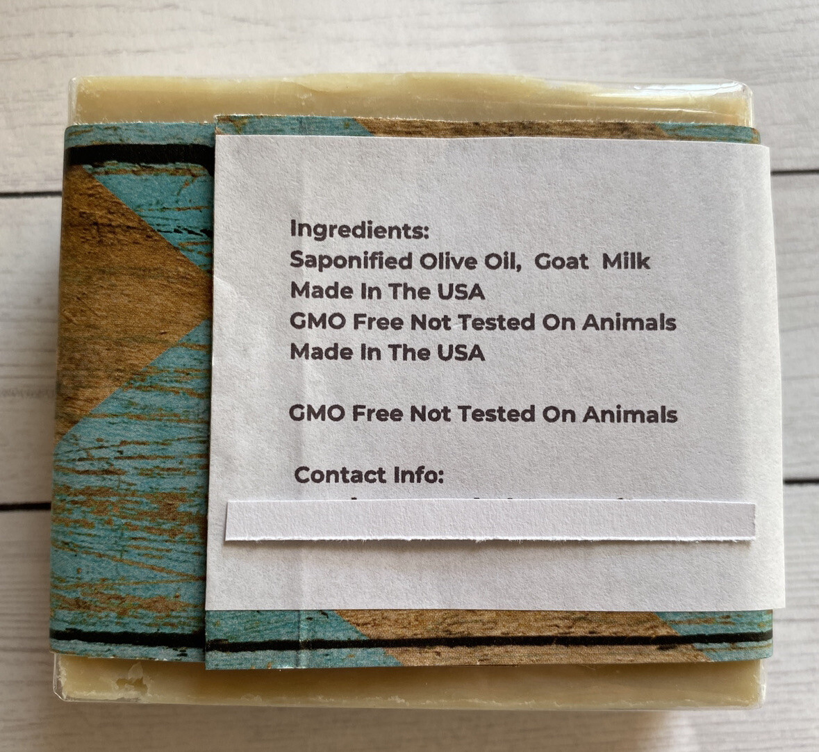 Unscented Castile Goat-Milk Soap 4.8oz Bar Non GMO Made In USA