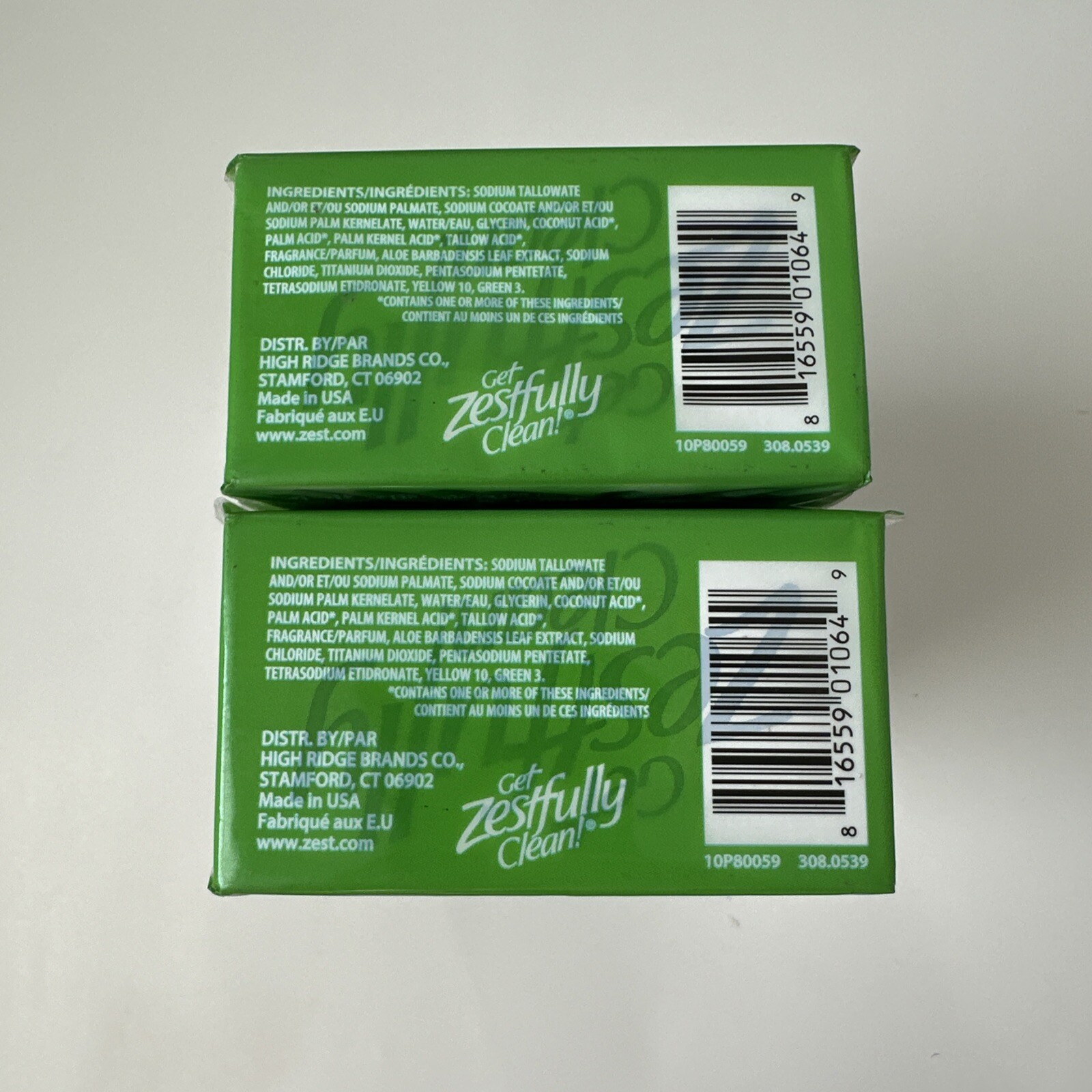 ZEST FRESH ALOE Rich Lather Refreshing BAR SOAP Sealed 12 Bars (6×2)