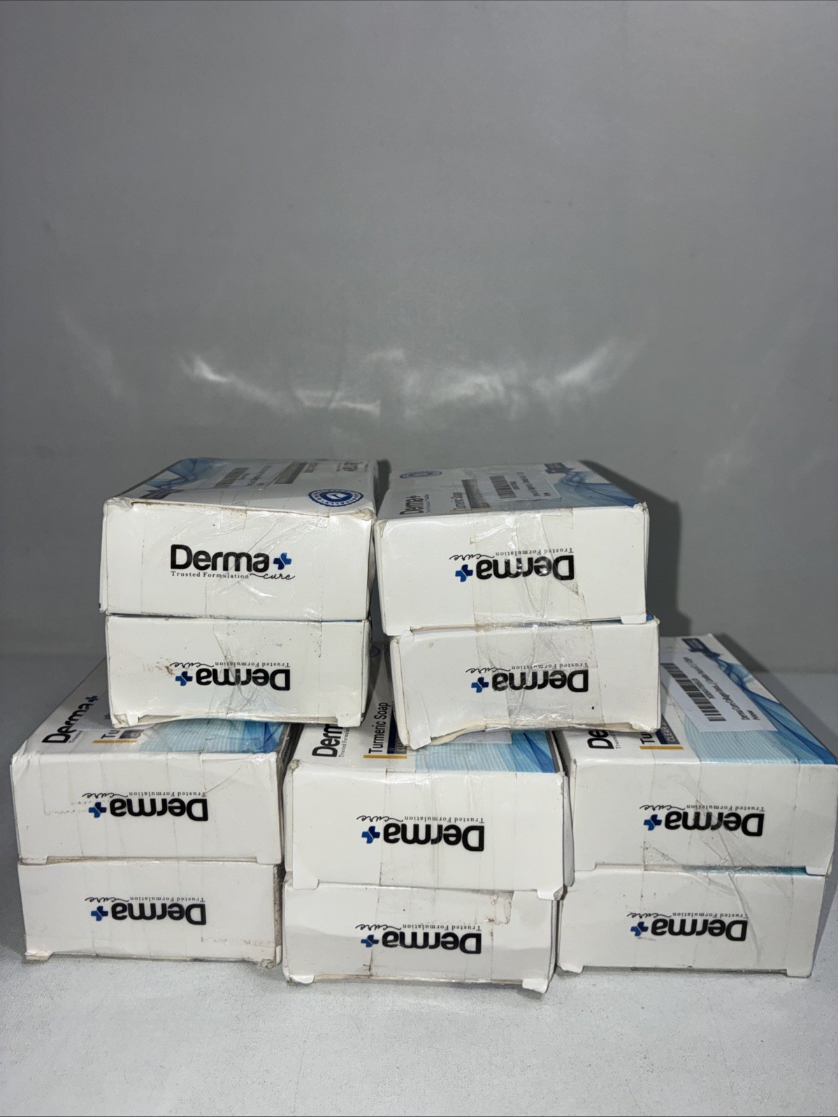 10 New Derma+ Turmeric Soap, 125 G Each, Damaged Boxes