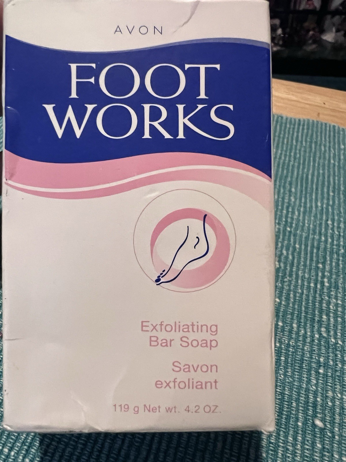 Avon Foot Works Exfoliating Bar Soap Full Size 4.2 oz – New