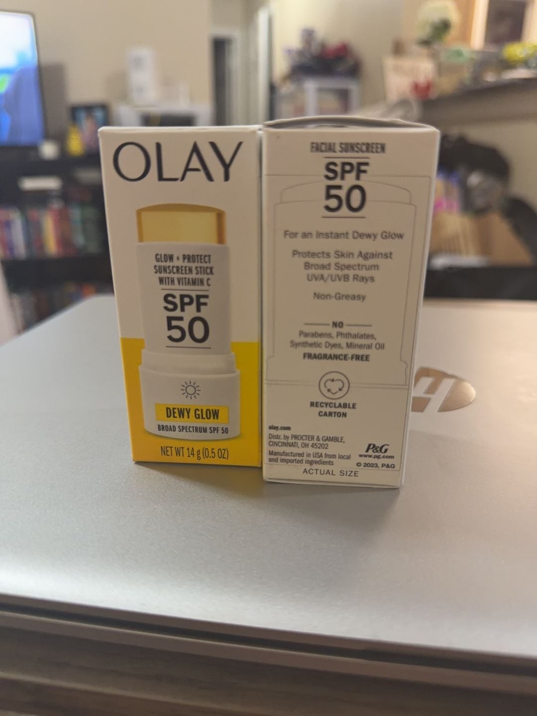 Olay Glow + Protect Sunscreen Stick with Vitamin C SPF 50 0.5 oz (Set of 2)