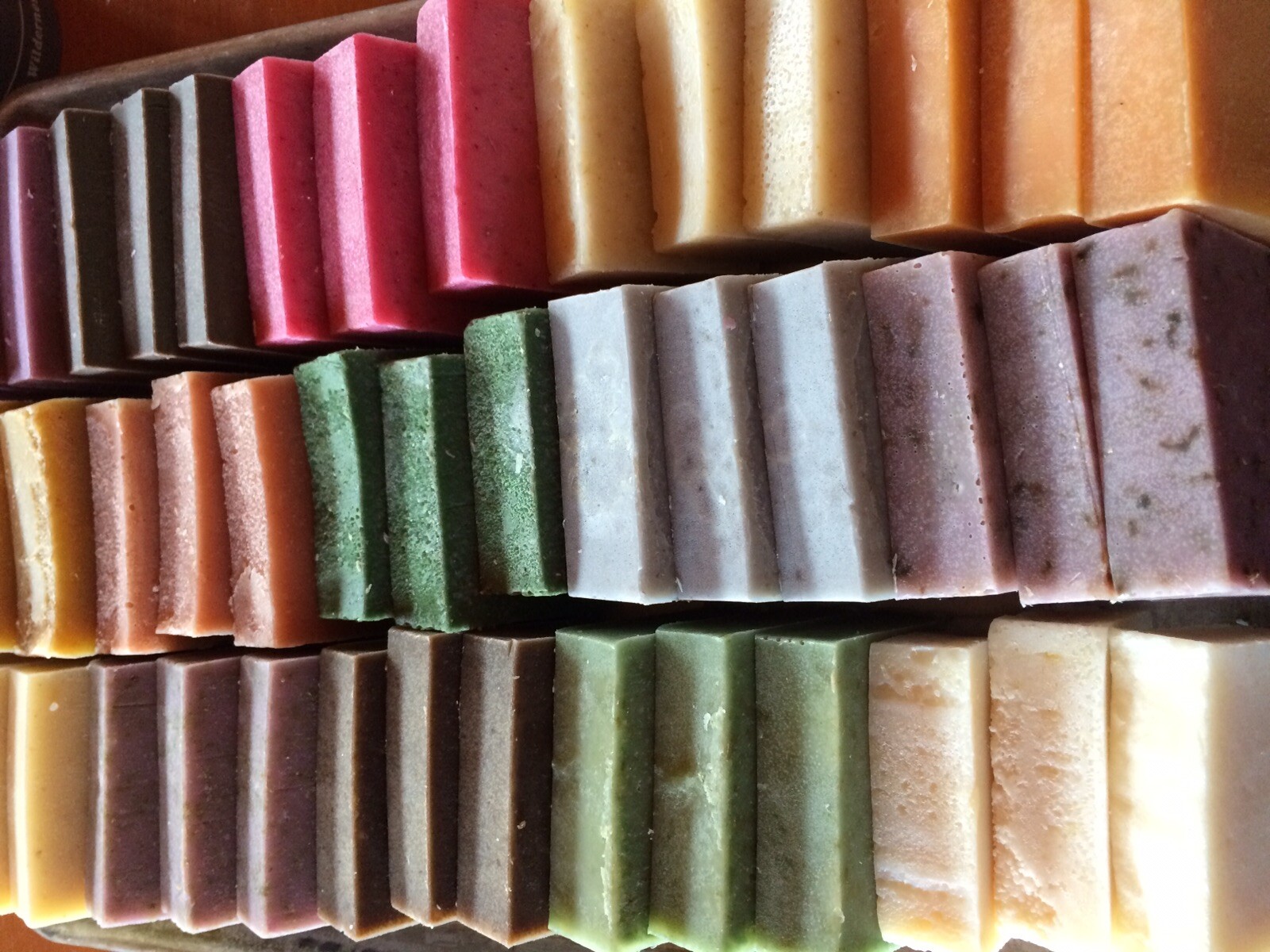 Hand Crafted Soap 3 Bars Organic Vegan Natural Olive And Coconut Oil With Shea