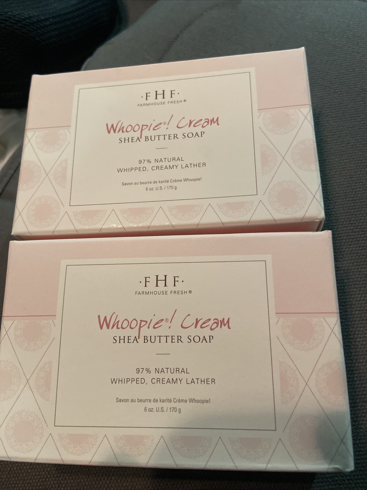 Farmhouse Fresh Whoopie Cream Shea Butter Soap (2) Bars.