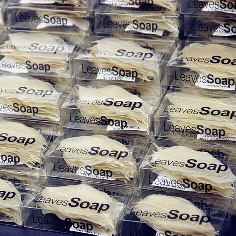 Premium Handcrafting special Cold-process Leaf Soap Nature ingredient