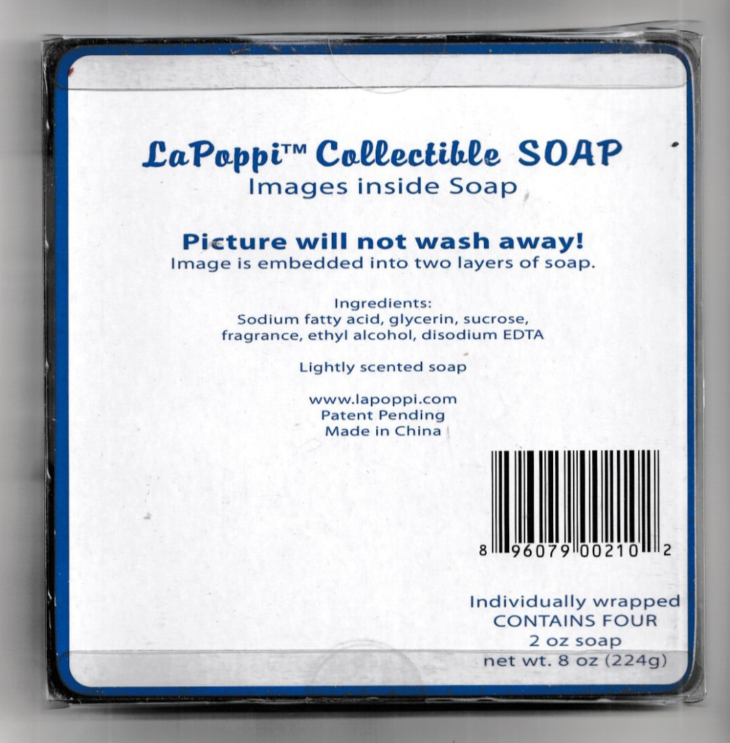 La Poppi Collectible Soap Logo Embedded U.S. Navy Four 2 oz. Sealed Soap