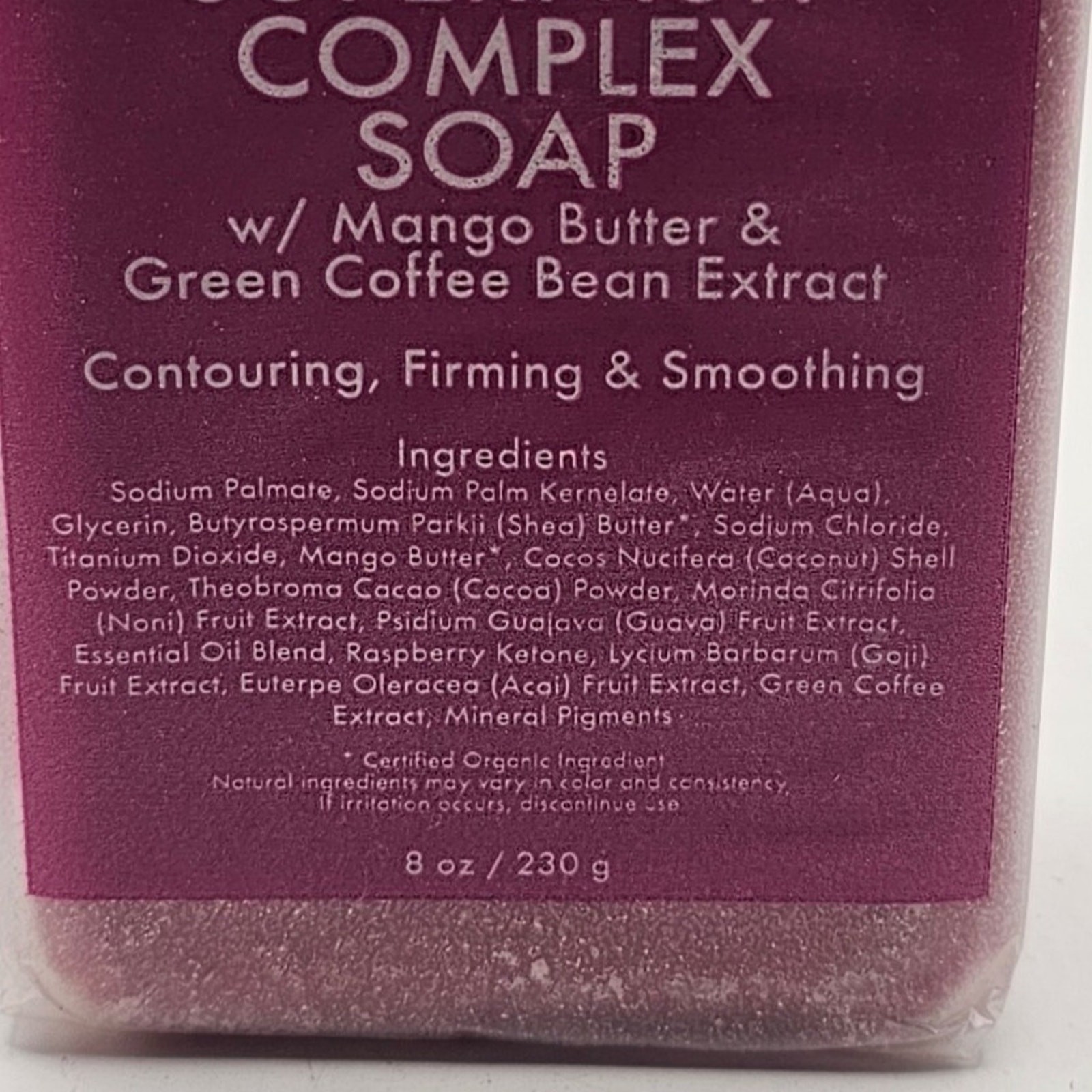 Shea Moisture Superfruit Complex Bar Soap Mango Butter Green Coffee Extract 8oz