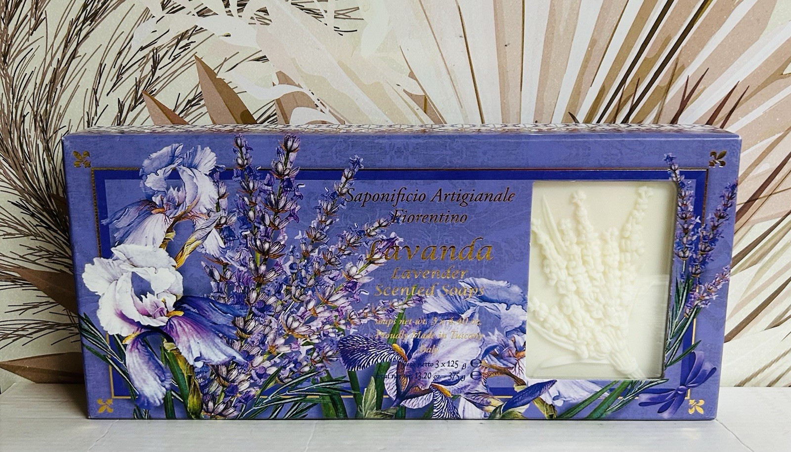 Saponificio ~ Lavender Scented Bar Soap from Italy ~ 3 Bars 4.40 oz Each